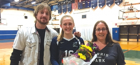 Bobcat volleyball rolls to dominating home win for senior night
